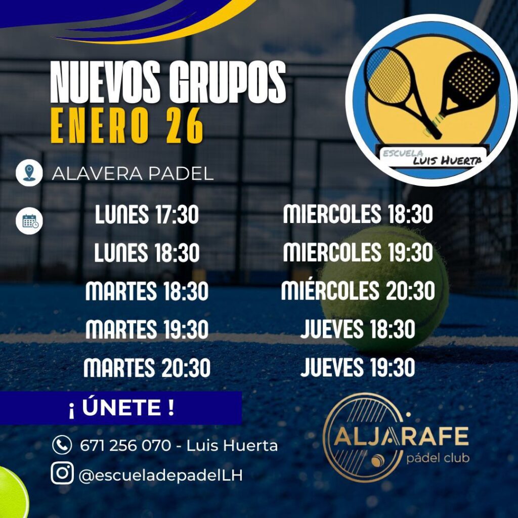 Grupos Alavera 2026